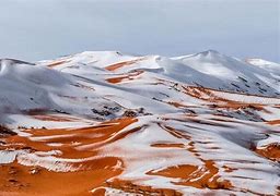 Image result for Sahara Desert Snow