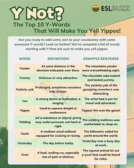 Image result for Y Words