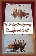 Image result for Hedgehog Handprint Craft