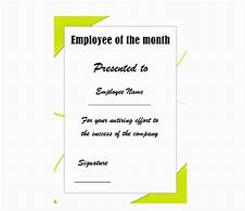 Image result for Best Employee Award Certificate