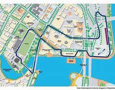 Image result for Singapore F1 Track Map