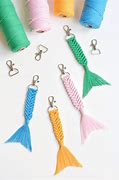 Image result for How to Do a Macrame Keychain