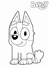 Image result for Kids Colouring Pages to Print Bluey