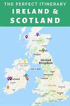 Image result for Scotland vs Ireland Map