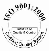 Image result for ISO 9001 Logo Black and White