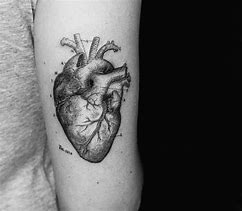 Image result for Realistic Human Heart Tattoo