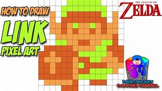 Image result for Link Pixel Art Grid