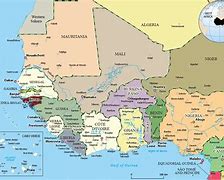 Image result for Map of West Africa