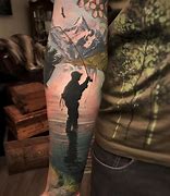 Image result for Fly Fishing Leg Tatto