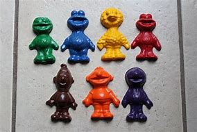 Image result for Sesame Street Telly Crayons