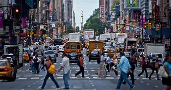 Image result for Busy City Street Raining