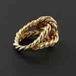 Image result for Gold Hook Knot Ring. Size: 150 x 150. Source: www.ebth.com