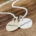 Image result for Necklace with Children's Names. Size: 150 x 150. Source: www.etsy.com