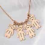 Image result for Necklace with Children's Names. Size: 150 x 150. Source: www.rosefeels.co.uk