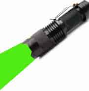 Image result for Green Light Flashlight. Size: 181 x 185. Source: www.amazon.com