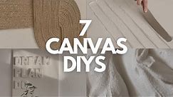 7 CANVAS DIYS | TEXTURED ART IDEAS YOU ACTUALLY WANT TO TRY 😍🤍