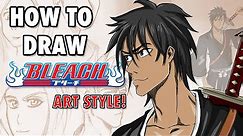 How To Draw The "BLEACH" ART STYLE!