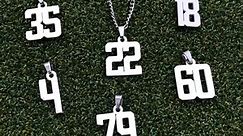 Number Pendant Necklaces!