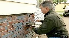 How To Repoint a Brick Foundation