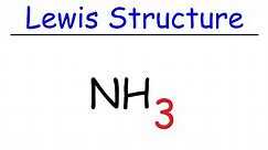 NH3 Lewis Structure - Ammonia