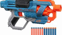 Commander RD-6 blasters, 12 Nerf darts, 6-dart rotating drum, tactical rails, attachment points, 6.7 x 36.2 x 24.1 cm