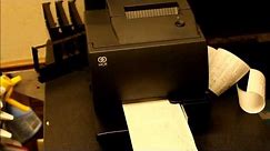 NCR 7167 printer demo