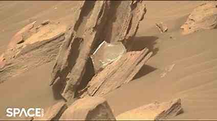 Perseverance Spots Debris From Jet Pack Crash Site On Mars