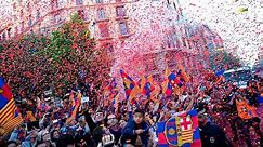 FC Barcelona - Victory parade 2015 (full version)