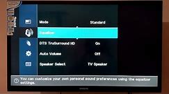 Adjust Bass on Samsung LED TV