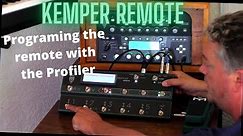 The Kemper Remote!! -Programming the remote with the Profiler