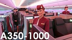 Qatar Airways The World's FIRST A350-1000 Flight