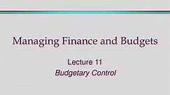 PPT - Managing Finance and Budgets PowerPoint Presentation, free download - ID:69735