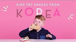 Kids Try Korean Snacks