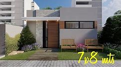 Casa de 7x8 metros | 7x8 House Plans