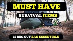 Gear Up for Survival 15 Essential Items for Your Bug Out Bag