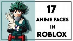 17 Anime Faces in Roblox