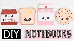 DIY NOTEBOOKS - Four Easy & Cute Ideas!