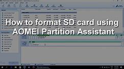 AOMEI Partition Assistant