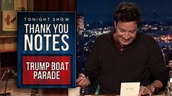 Thank You Notes: Trump Boat Parade, Martha Stewart's CBD Line