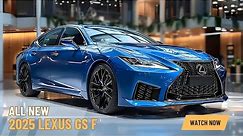 Finally... 2025 Lexus GS F Unveiled : boosts driving enjoyment and Advanced technology.