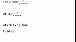 Misc 28 - Find derivative: x / 1   tan x - Chapter 13 Class 11