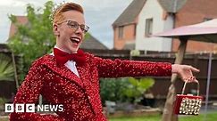 Boy in sequined prom dress ‘living his best life’