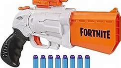 Nerf Fortnite SR Blaster - 4-Dart Hammer Action - Includes Removable Scope and 8 Official Elite Darts - for Youth, Teens, Adults