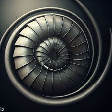 Create an image of a spiral staircase made entirely of lead.