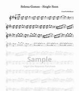 Image result for Selena Gomez Music Sheet