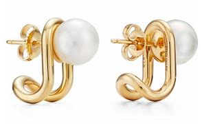 Image result for Tiffany Pearl and Diamond Earrings