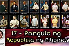 Image result for Mga Pangulo