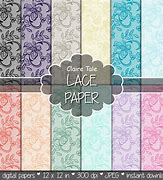 Image result for Lace Scrapbook Paper