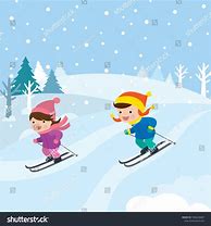 Image result for Go Skiing Cartoon