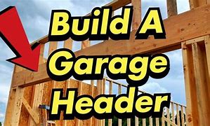 Image result for Garage Door Header Detail